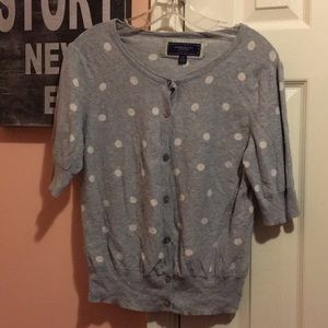 American Eagle Short Sleeve Cardigan